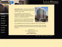 Tablet Screenshot of littlemorris.com